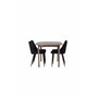 Matgrupp Andy med Night matstolar, 180 × 75 cm