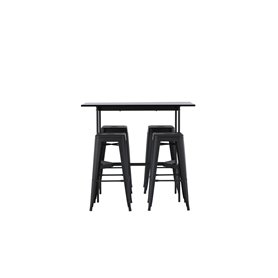 Matgrupp Rax med Tempe matstolar, 120 × 60 cm