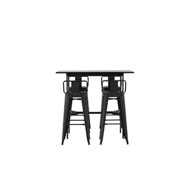 Matgrupp Rax med Tempe matstolar, 120 × 60 cm