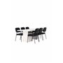 Matgrupp Olga med Yesterday matstolar, 200 × 90 cm