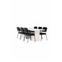 Matgrupp Olga med Yesterday matstolar, 200 × 90 cm