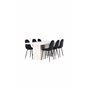 Matgrupp Olga med Polar matstolar, 200 × 90 cm