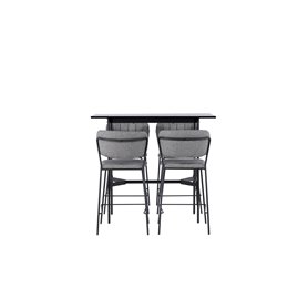 Matgrupp Rax med Bell matstolar, 120 × 60 cm