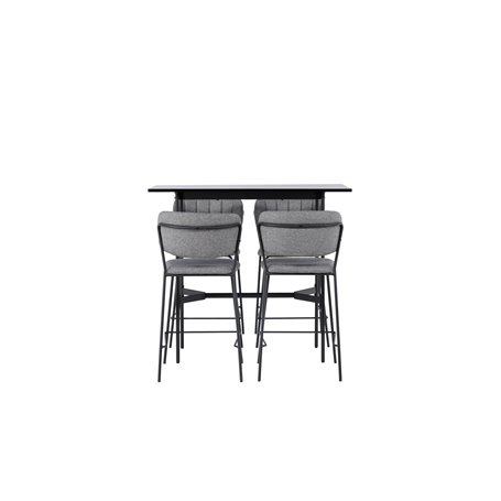 Matgrupp Rax med Bell matstolar, 120 × 60 cm