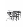 Matgrupp Rax med Bell matstolar, 120 × 60 cm