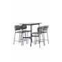 Matgrupp Rax med Bell matstolar, 120 × 60 cm