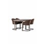 Matgrupp Andy med Evening matstolar, 180 × 75 cm