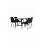 Matgrupp Kaseidon med Night matstolar, 120 × 80 cm
