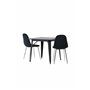 Matgrupp Tempe med Polar matstolar, 80 × 80 cm