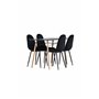 Matgrupp Danburi med Polar matstolar, 120 × 60 cm