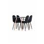 Matgrupp Danburi med Polar matstolar, 120 × 60 cm