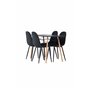 Matgrupp Danburi med Polar matstolar, 120 × 60 cm