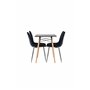 Matgrupp Danburi med Polar matstolar, 120 × 60 cm