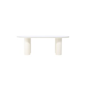 Matbord Havstenssund, 220 × 110 cm, Vit