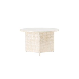 Runt soffbord Smögen, Ø70 cm, Beige