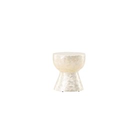 Runt soffbord Sandön, Ø40 cm, Beige