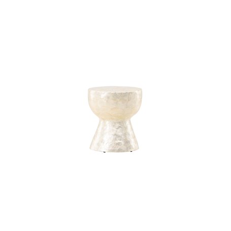 Runt soffbord Sandön, Ø40 cm, Beige