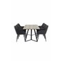 Matgrupp Marina med Comfort matstolar, 180 × 90 cm