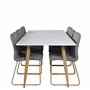 Matgrupp Polar med Mace matstolar, 180 × 90 cm