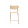 Barstol Polly, Beige/Vitlaserad