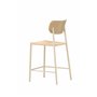 Barstol Polly, Beige/Vitlaserad