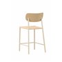 Barstol Polly, Beige/Vitlaserad