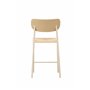 Barstol Polly, Beige/Vitlaserad
