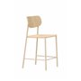 Barstol Polly, Beige/Vitlaserad