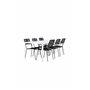 Matgrupp Break med Lindos matstolar, 205 × 90 cm