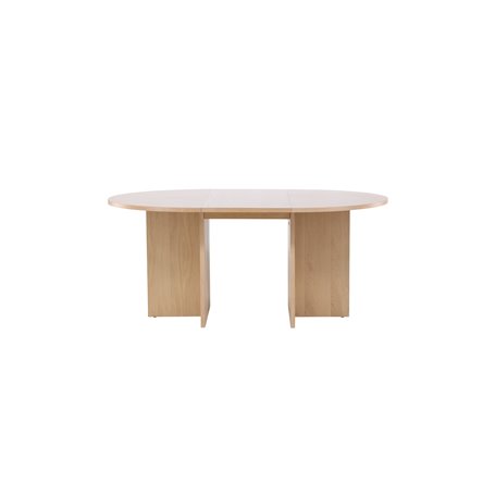 Matbord Strada, Ø120 cm, Vitlaserad