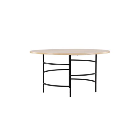 Runt matbord Copenhagen, Ø140 cm, Vitlaserad