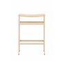 Barstol Polly, Beige/Vitlaserad