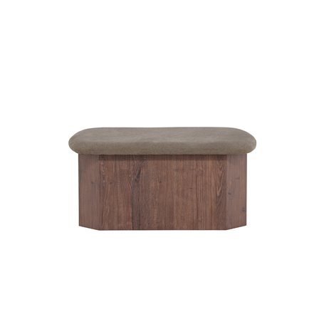 Fåtölj Todd Sittpuff, 88 × 59 cm, Brun