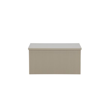 Sidobord Lenox, 80 × 60 cm, Beige