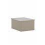 Sidobord Lenox, 80 × 60 cm, Beige