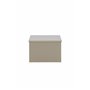 Sidobord Lenox, 80 × 60 cm, Beige