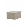 Sidobord Lenox, 80 × 60 cm, Beige