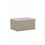 Sidobord Lenox, 80 × 60 cm, Beige