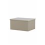 Sidobord Lenox, 80 × 60 cm, Beige