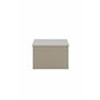 Sidobord Lenox, 80 × 60 cm, Beige