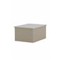 Sidobord Lenox, 80 × 60 cm, Beige