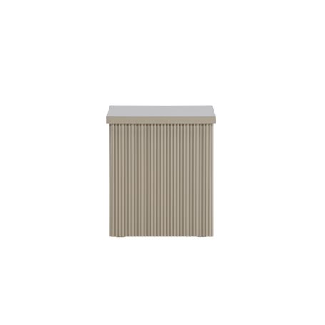 Sidobord Lenox, 40 × 40 cm, Beige