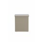 Sidobord Lenox, 40 × 40 cm, Beige