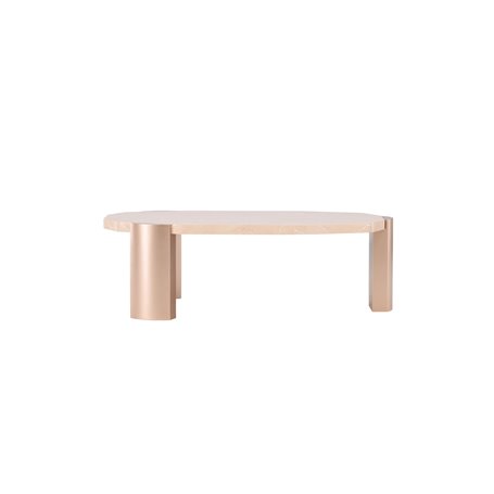 Soffbord Kres, 125 × 71 cm, Pink