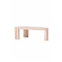 Soffbord Kres, 125 × 71 cm, Pink