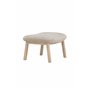 Fåtölj Rile Ottoman, 70 × 60 cm, Beige