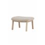 Fåtölj Rile Ottoman, 70 × 60 cm, Beige