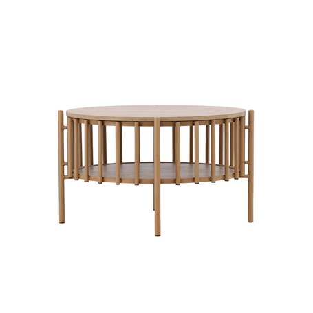 Runt soffbord Rubbo, Ø80 cm, Natur