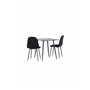 Matgrupp Polar med Polar matstolar, 75 × 75 cm
