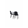 Matgrupp Polar med Polar matstolar, 75 × 75 cm